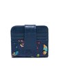 Billetera Mini Macoly C706 Cuero Azul Tala de Macoly