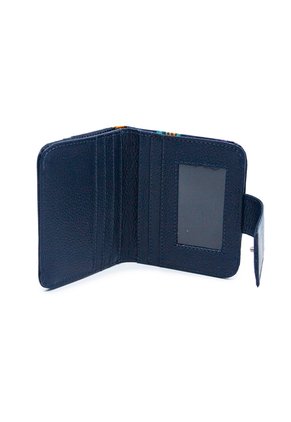 Billetera Mini Macoly C706 Cuero Azul Tala