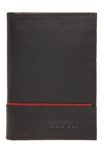 Portadocumentos 320 Para Hombre Cuero Negro Macoly