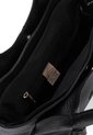 Bolso De Hombro 443 Cuero Negro de Macoly