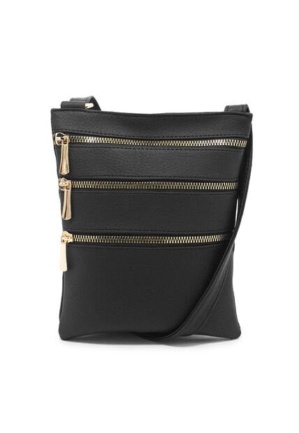Bolso Manos Libres Macoly 706 Marsella Negro Oro