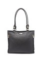 Bolso De Hombro Macoly 1027 Cuero Negro de Macoly