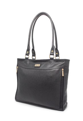 Bolso De Hombro Macoly 1027 Cuero Negro
