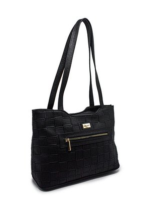 Bolso De Hombro Macoly 816 Lambani Negro Oro