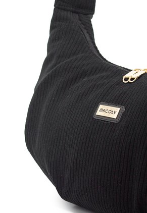 Bolso De Hombro Macoly 513 Siena Negro
