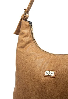 Bolso De Hombro Macoly 892 Bruma Caramelo