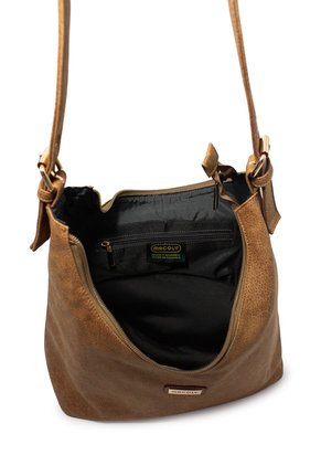 Bolso De Hombro Macoly 892 Bruma Caramelo