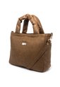 Bolso De Hombro Manos Libres Macoly 884 Bruma Chocolate de Macoly