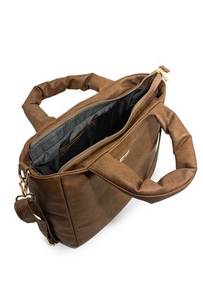 Bolso De Hombro Manos Libres Macoly 884 Bruma Chocolate