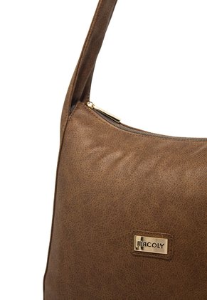 Bolso De Hombro Macoly 887 Bruma Chocolate