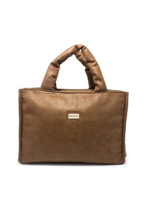Bolso De Hombro Manos Libres Macoly 883 Bruma Chocolate