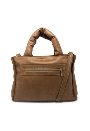 Bolso De Hombro Manos Libres Macoly 883 Bruma Chocolate