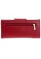 Billetera Grande Macoly A010 Cuero Rojo Liso de Macoly