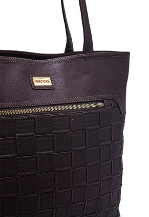 Bolso De Hombro Macoly 877 Lambani Cafe Oro