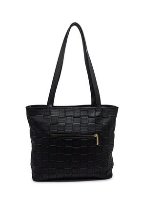 Bolso De Hombro Macoly 877 Lambani Negro Oro