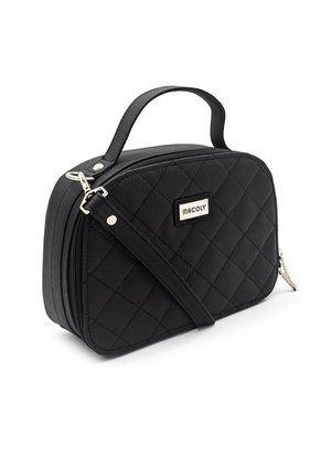 Cartera Manos Libres Macoly 809 Berlin Acolchado Negro