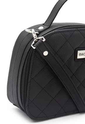 Cartera Manos Libres Macoly 809 Berlin Acolchado Negro