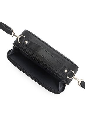 Cartera Manos Libres Macoly 809 Berlin Acolchado Negro
