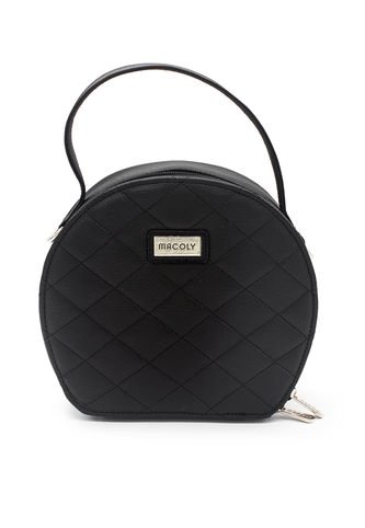 Cartera Manos Libres Macoly 776 Berlin Acolchado Negro Macoly