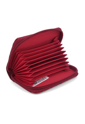 Portadocumentos C645 Cuero Tala Rojo Mariposa Grande