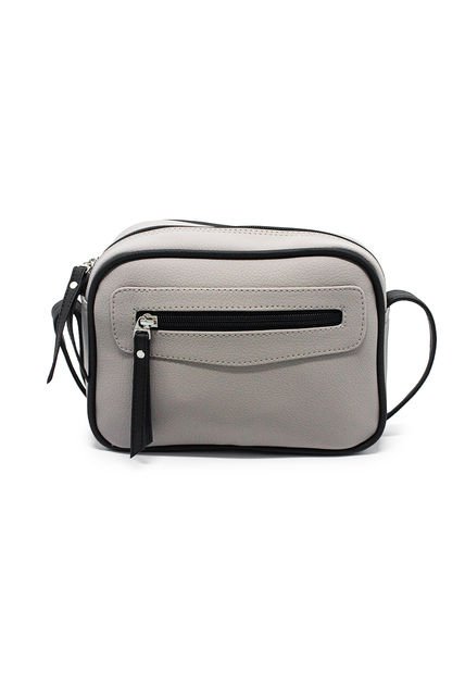 Bolsos Manos Libres Macoly 788 Mix Taupe X Negro