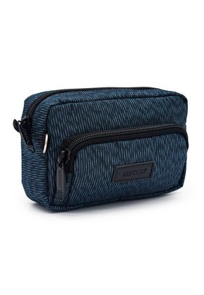 Canguro En Lona 292 Correa Larga Uso Manos Libres Azul Electron