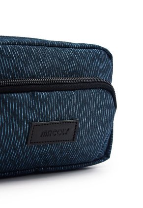 Canguro En Lona 292 Correa Larga Uso Manos Libres Azul Electron