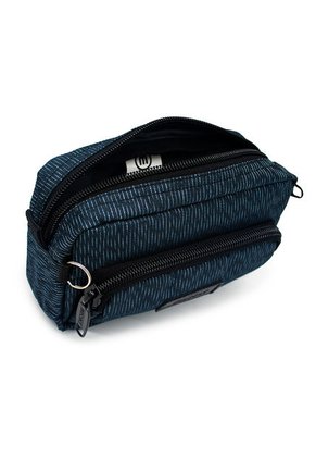 Canguro En Lona 292 Correa Larga Uso Manos Libres Azul Electron