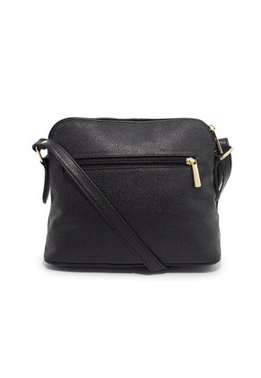 Bolso Manos Libres Macoly 789 Cuero Negro Oro