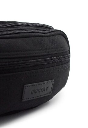 Canguro En Lona 319 Correa Corta Para Uso Riñonera Negro