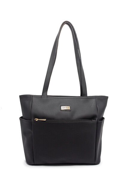 Bolso De Hombro Grande Macoly 841 Marsella Negro