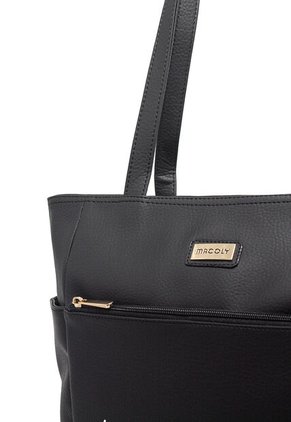 Bolso De Hombro Grande Macoly 841 Marsella Negro