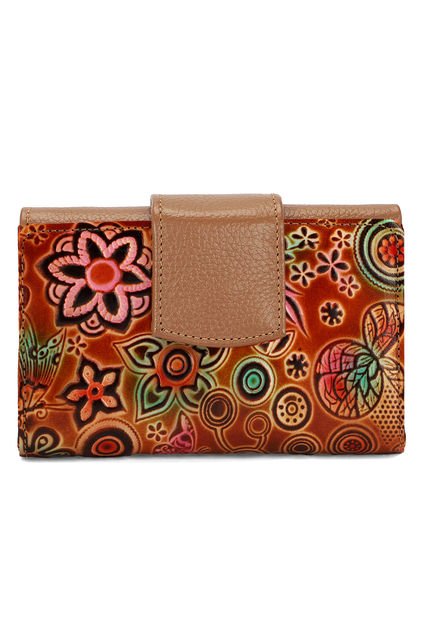 Billetera Mini Macoly 046 Cuero Tala Miel Flores - Compra Ahora | Dafiti  Colombia