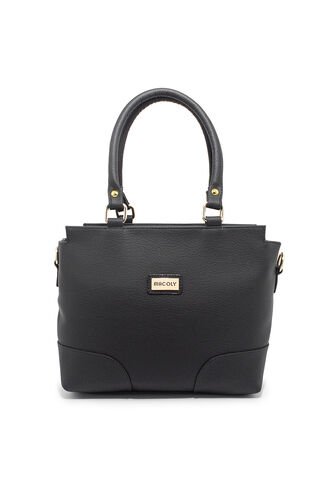 Bolso De Hombro Manos Libres Macoly 874 Marsella Negro Macoly