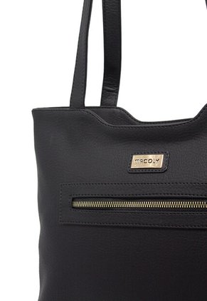 Bolso De Hombro Macoly 816 Marsella Negro