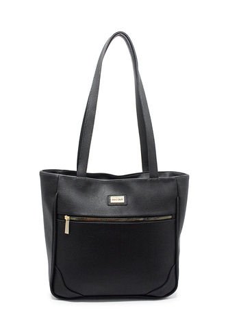 Bolso De Hombro Macoly 793 Oporto Negro Oro Macoly