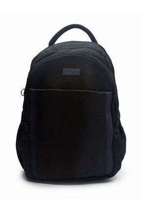 Morral Grande Macoly 285 Lona Negro X Azul Oscuro