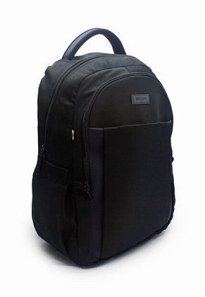 Morral Grande Macoly 285 Lona Negro X Azul Oscuro