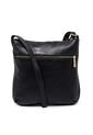 Bolso Manos Libres Macoly 751 Cuero Negro Oro de Macoly