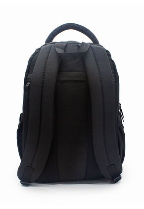 Morral Grande Macoly 285 Lona Negro X Azul Oscuro