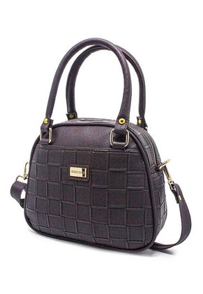 Cartera Manos Libres Macoly 875 Lambani Café Oro