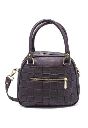 Cartera Manos Libres Macoly 875 Lambani Café Oro