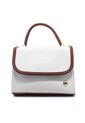 Bolso Manos Libres Macoly 838 Mix Blanco X Miel de Macoly