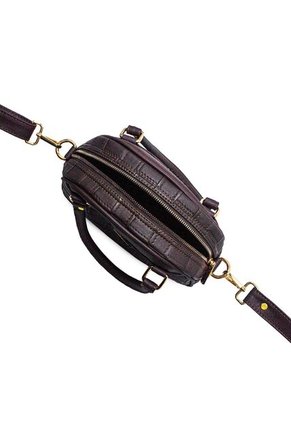 Cartera Manos Libres Macoly 875 Lambani Café Oro