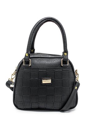 Cartera Manos Libres Macoly 875 Lambani Negro Oro