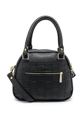 Cartera Manos Libres Macoly 875 Lambani Negro Oro