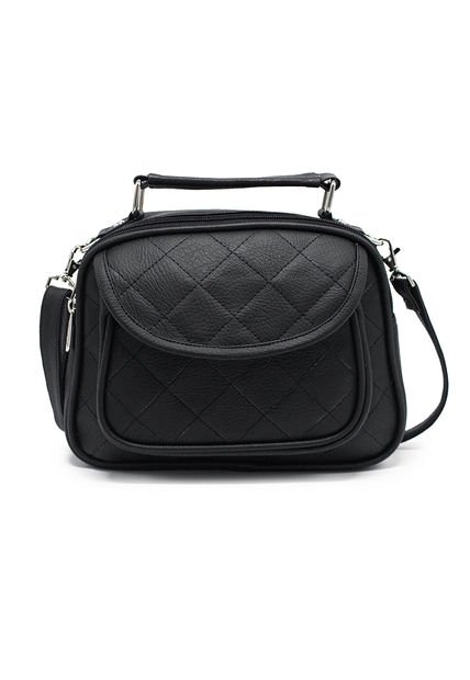 Bolso Manos Libres Macoly 701  Berlin Acolchado Negro 