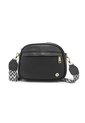 Bolso Manos Libres Macoly M300 Cuero Negro X Reata de Macoly