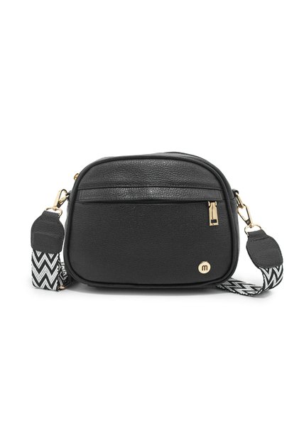 Bolso Manos Libres Macoly M300 Cuero Negro X Reata