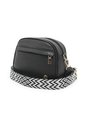 Bolso Manos Libres Macoly M300 Cuero Negro X Reata de Macoly